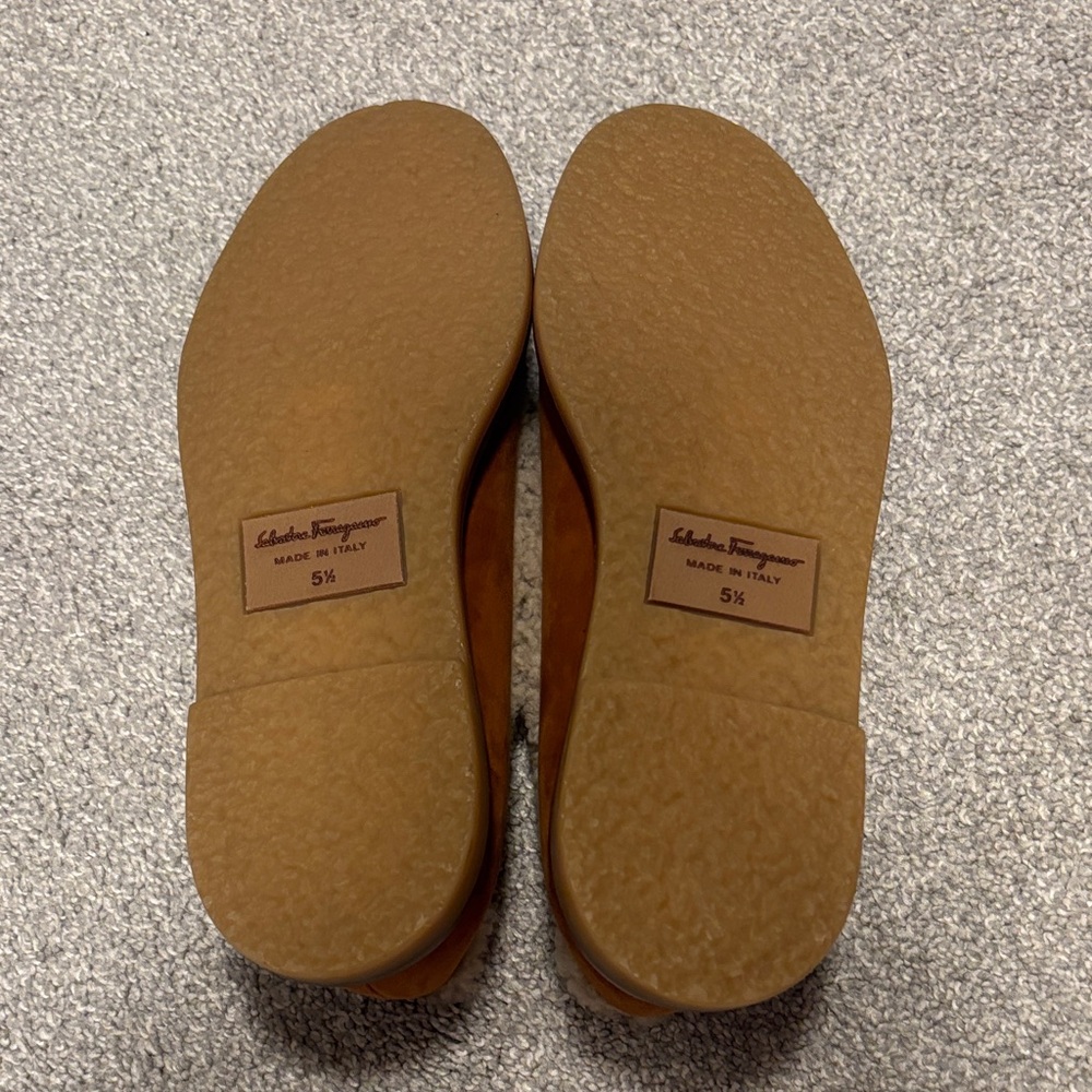 Ferragamo Ballet Flats Kidskin, Shearling - Picture 8 of 10